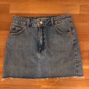 Topshop Jean skirt